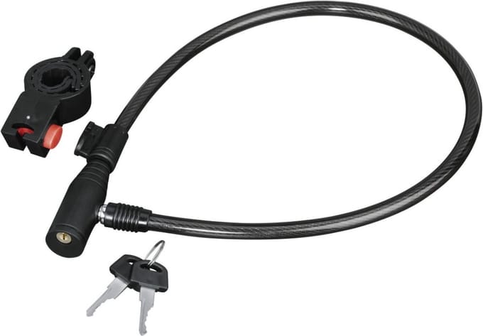 Hama Fiets-kabelslot, 65 cm, zwart