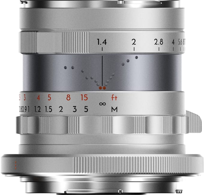 Thypoch FF 35mm f1.4 Canon RF-mount, silver