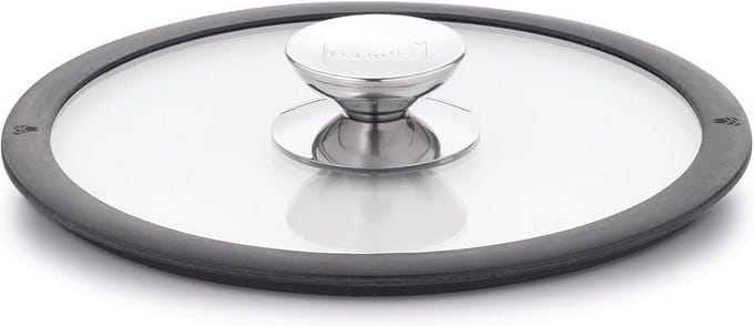 Glazen Deksel met Siliconen Rand 20 cm - Hittebestendig en Universeel