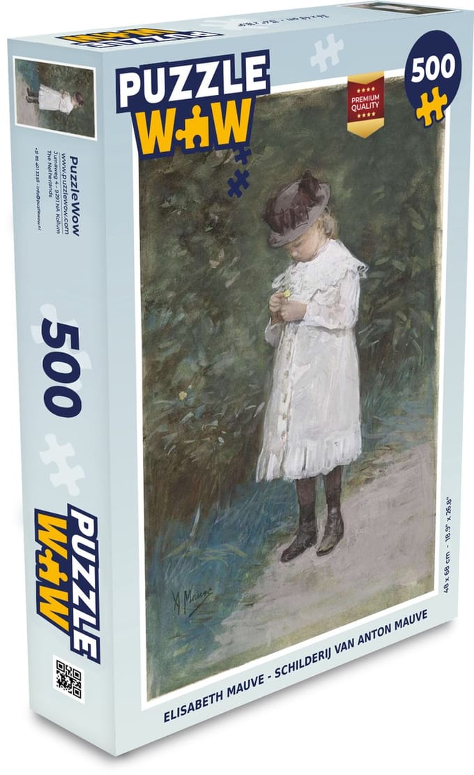 Puzzel Elisabeth Mauve - Schilderij van Anton Mauve - Legpuzzel - Puzzel 500 stukjes
