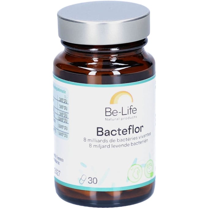 Be-Life Bacteflor | vervangt Be-Munitas Magnum Probiotica formule 30 Harde capsules
