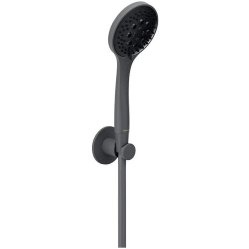 Herzbach DEEP GREY tub set with cone holder seven round 23.914200.1.06
