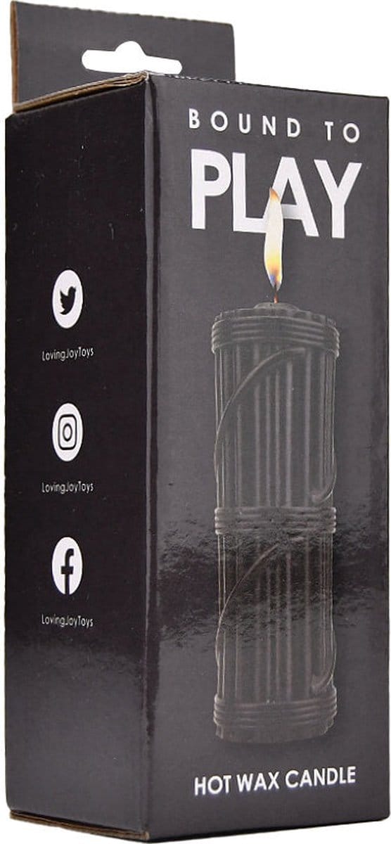 Power Escorts Bound to Play - N12143 - Hot Wax Candle Black Candle Low Temperature