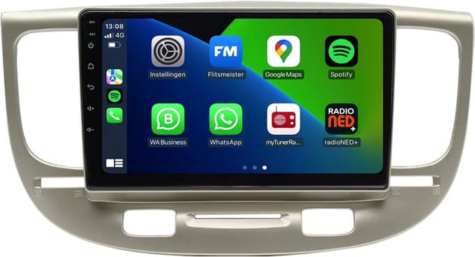 Carplay autoradio voor Kia Rio | 2006 t/m 2010 | Android 13 | Draadloos Apple Carplay & Android Auto | 2GB + 32GB | 8-Core processor | Davilon | 2025 model | 2006 2007 2008 2009 2010 | Bluetooth & Wifi