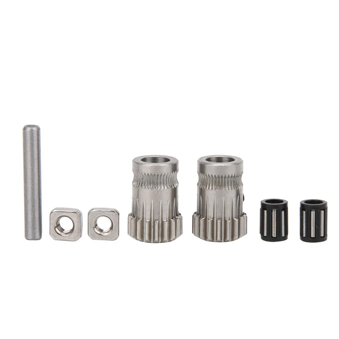 3D Printer Katrol voor BtechPrusa i3 MK2MK3 Kloon Draadaanvoerwiel Kit Onderdelen Accessoires gray