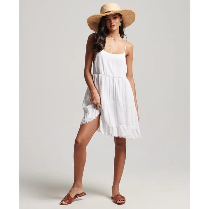 Superdry - Mini Beach cami-jurk - Dames - Jurken