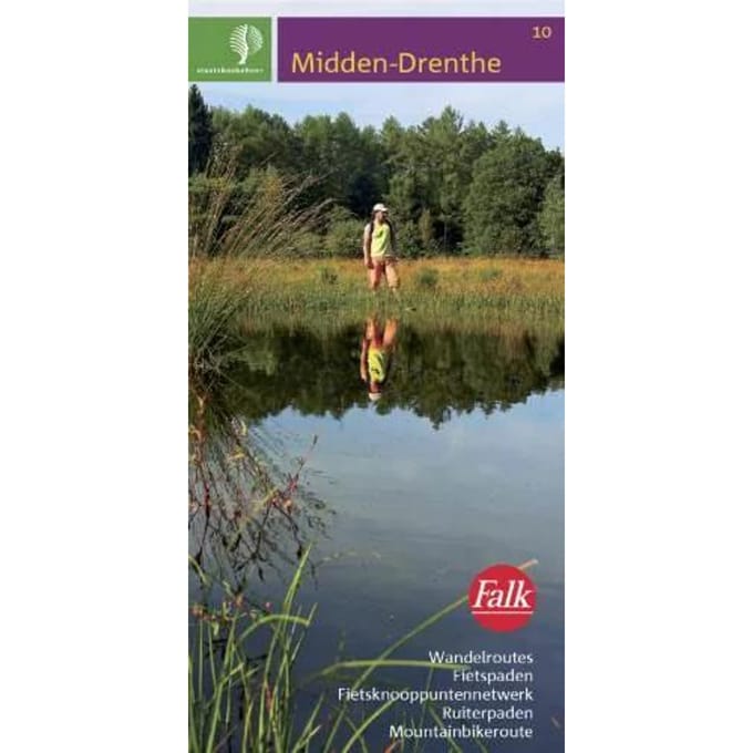 Falk fiets-wandelkaart SBB 10 Midden-Drenthe
