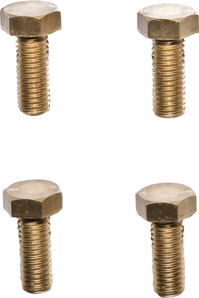 Sera Schroeven uit messing (1 set á 4 stuks)