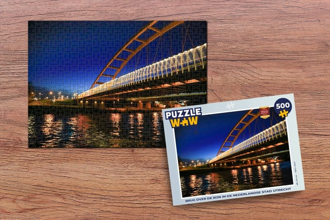 Puzzel Water - Utrecht - Brug - Legpuzzel - Puzzel 500 stukjes