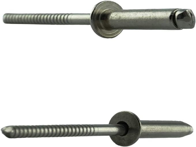 30 Stuks Platte Kop Blindklinknagels RVS 4.8 x 14 mm - ISO 15983 Kwaliteit