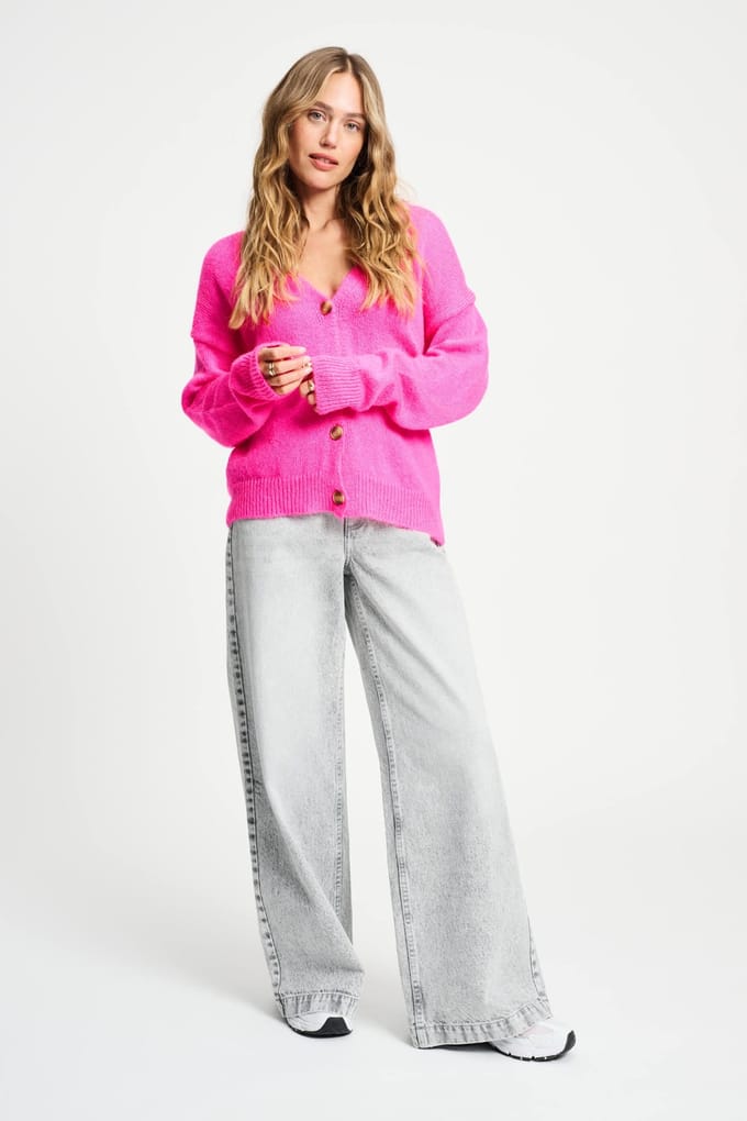 POM Amsterdam Cardigan - Dashing Pink Taglia: 42 | Giacche Outlet | Donna | Rosa