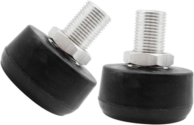 Skate Remmen - Rolschaats Stoppers - Snelheid Regelen - Hoge Elastisch Rubber - 5x4.5x4.5 cm - Zwart