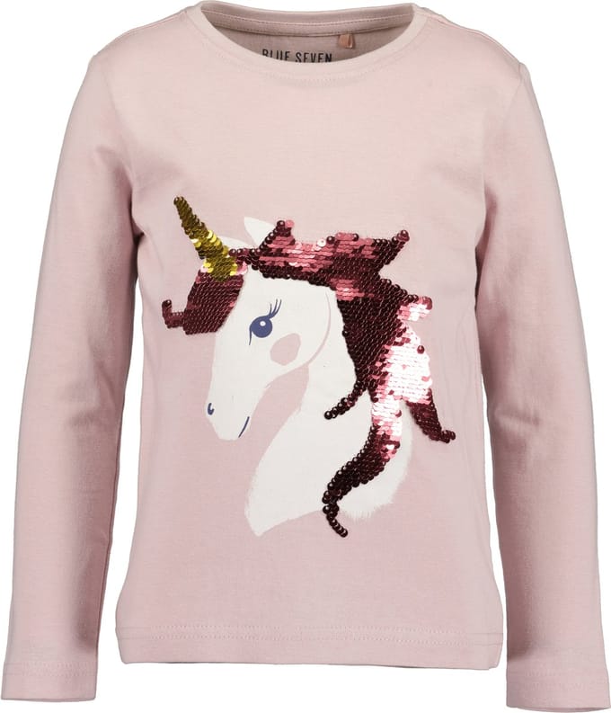 Blue Seven - Meisjes Shirt - Faded Roze - Maat 92
