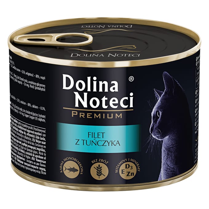 24 x 185 g Dolina Noteci premium tonijnfilet kat