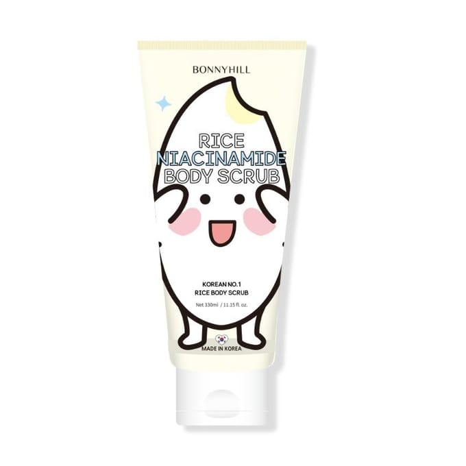 Bonnyhill Rijst Niacinamide body scrub (330 ml) white
