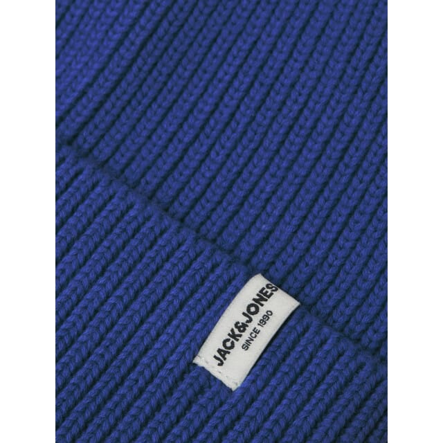 Jack & Jones Heren Muts JACBRINK Beanie Blauw - One Size