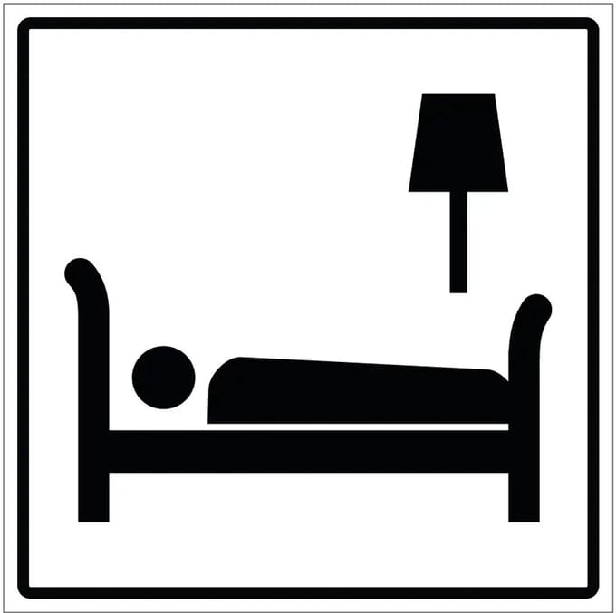 Hotel sticker | 20 x 20 cm