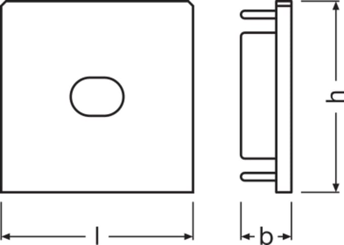 Ledvance Onderdeel Led Strip | ACCESSORIES FOR WIDE PROFILES -PW03/EC/H