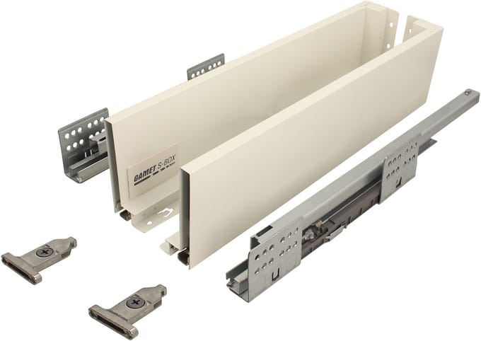 Gamet S-BOX Serie - Lade - Middelgroot - Wit - 450mm