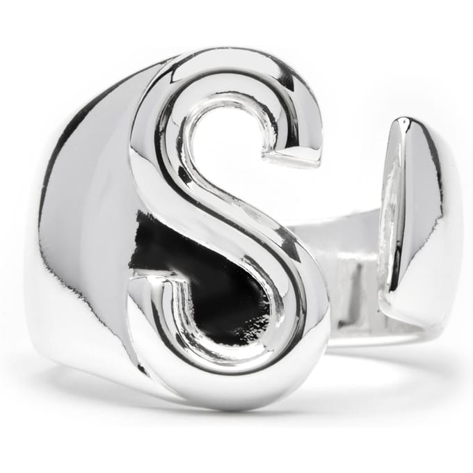 Luxenter Ring met zilveren afwerking - Alphabet