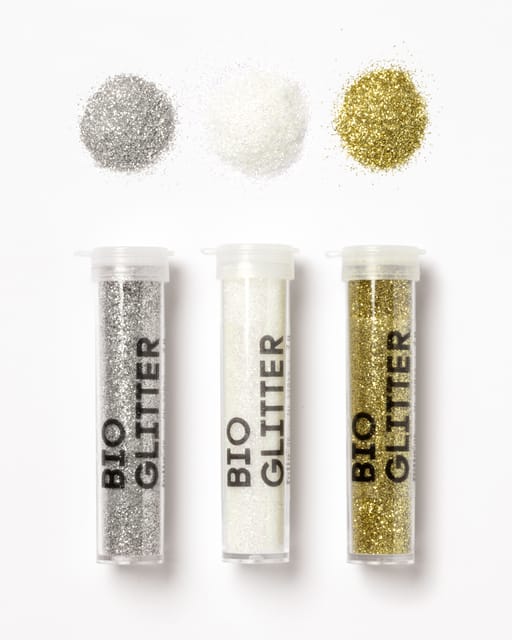 Glitterpoeder Bio Folia Stardust 7gr 5 stuks 3 kleuren