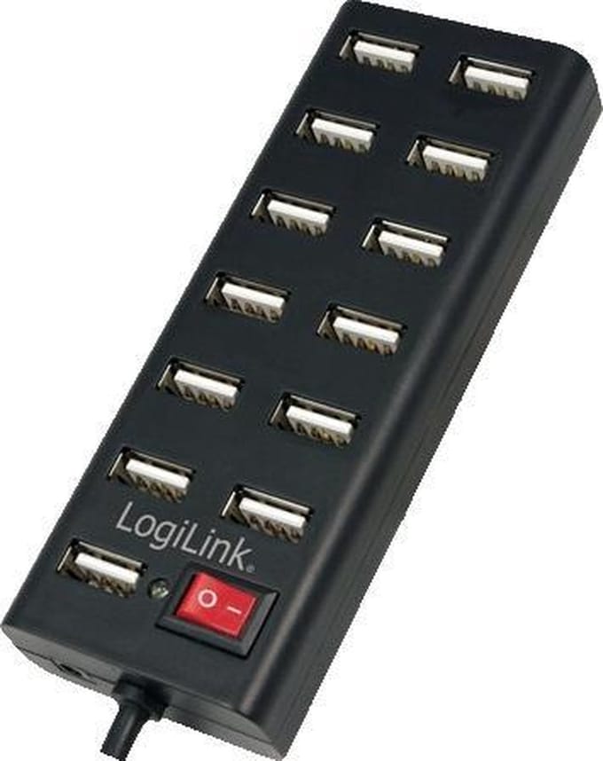 LogiLink UA0126 - Hub - USB 2.0 - Zwart
