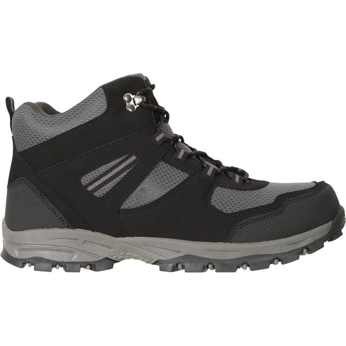 Mountain Warehouse Heren Mcleod Breed Wandelschoenen (Jet Zwart)