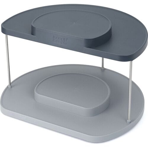 Joseph Joseph - CupboardStore Organizer Draaiplateau Dubbel - Polypropyleen - Grijs
