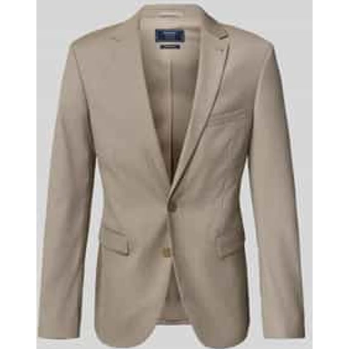 Super slim fit 2-knoops colbert met klepzakken
