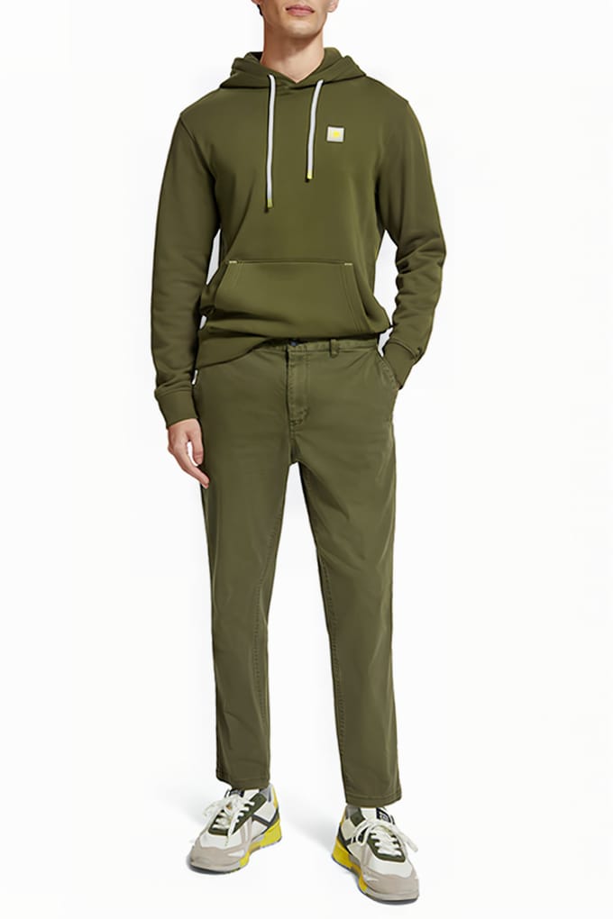 Scotch & Soda Drift - Stretch Twill Chino Algae Größe: W28L32 | Chinos Outlet | Herren