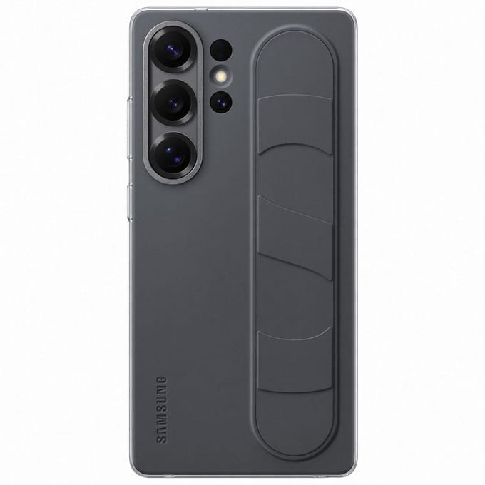Originele Standing Grip Case voor de Samsung Galaxy S25 Ultra - Zwart