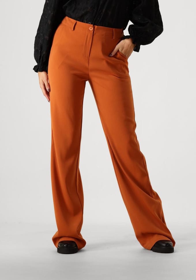 Ydence Pants Solange Tall Broeken Dames - Camel - Maat L