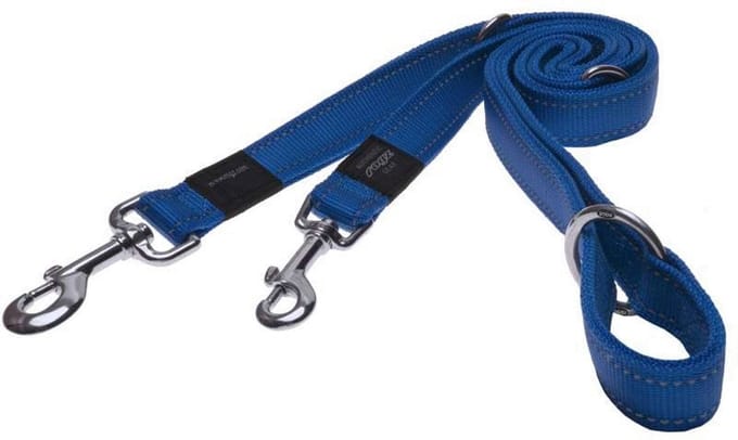 Rogz Utility Multilijn - Hondenriem - 180x2.5 cm Blauw Xl