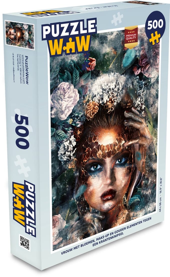 Puzzel Bloemen - Rook - Vrouwen - Legpuzzel - Puzzel 500 stukjes