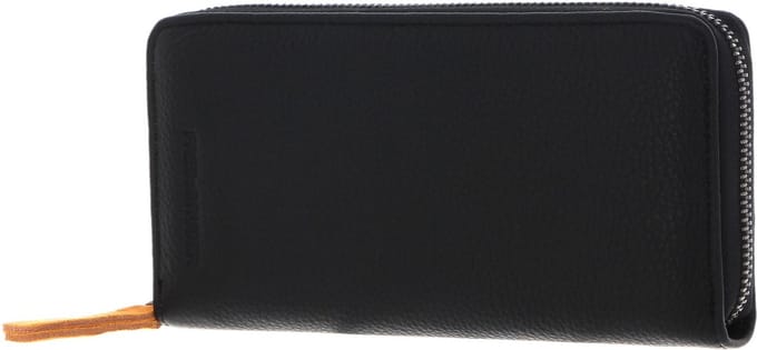 FREDsBRUDER Leren Portemonnee Nastally Big Wallet Black Zwart