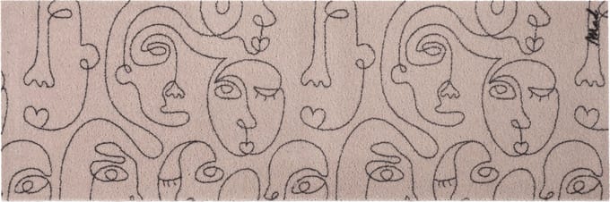 Mad About Mats - Astrid - deurmat - schoonloop/scraper - wasbaar - 50x150