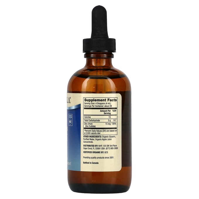 Dr. Mercola, Zinc, 15 mg, 3,88 fl oz (115ml)