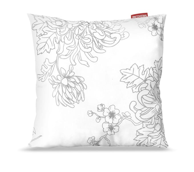 Kussen 40x40 cm anti-allergisch microvezel bedrukt silicone