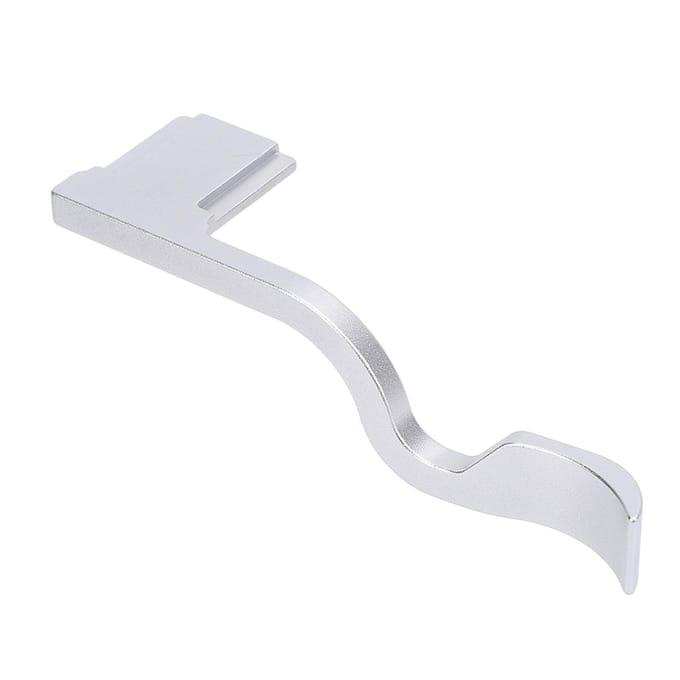 Duim Omhoog Grip Aluminiumlegering Handsteun Rust Hot Shoe Stofkap voor ZF ZFC Camera Grijs zwart