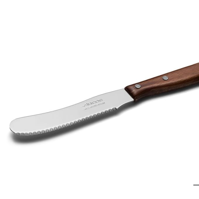 Couteau à beurre - Arcos - Latina 102701 - Acier inoxydable Nitrum - Lame 9 cm - Bois comprimé