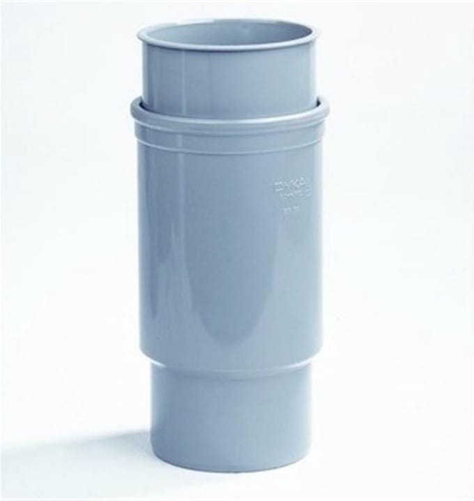Expansiestuk Mof/Spie 50 Pvc Grijs