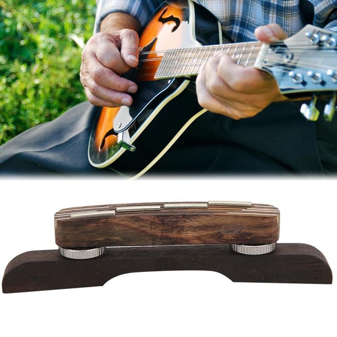 Gitaarbrug Palissander 4 Snaren Delicate Mandoline Muziekinstrument Accessoires Rozekleur helder roze