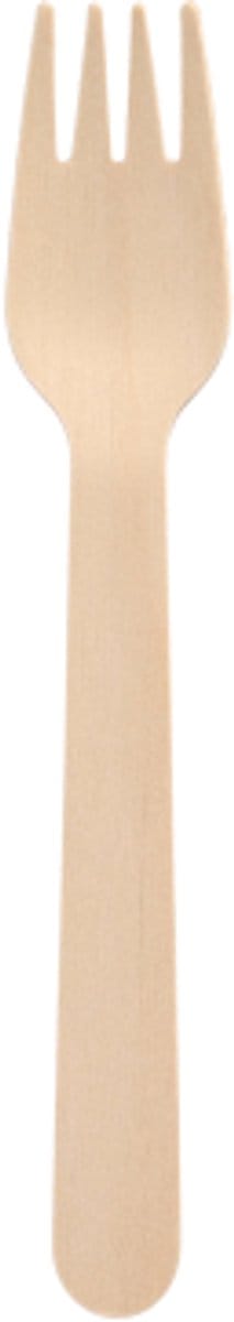 PAPSTAR houten vork 'pure', gewaxt, lengte: 160 mm