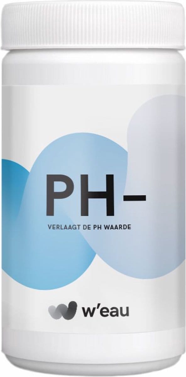W'eau pH minus poeder voor zwembaden en spa