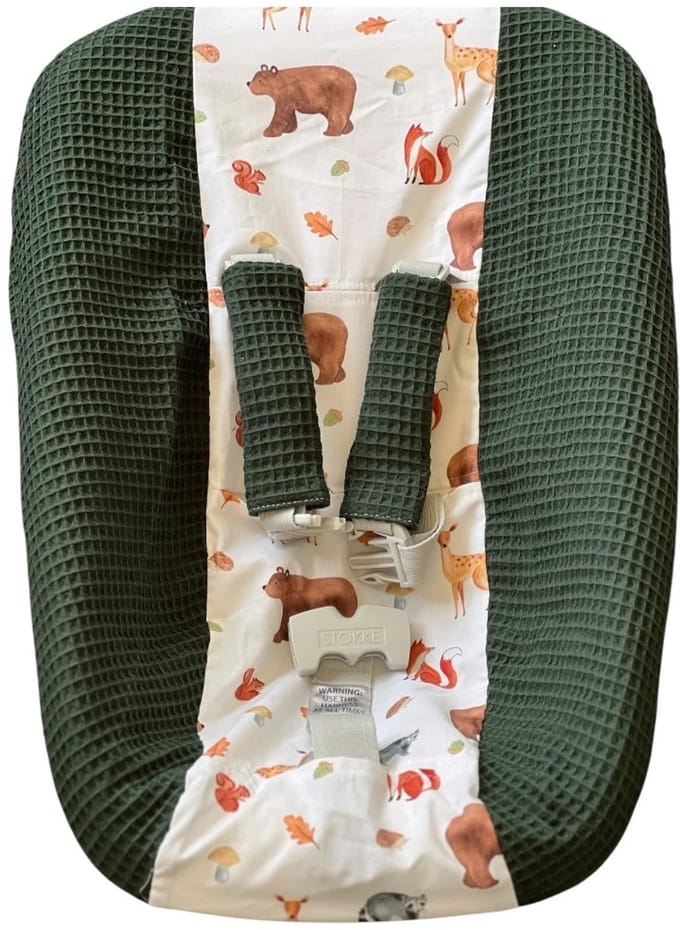 Stokke newborn hoes donker groen forest animal