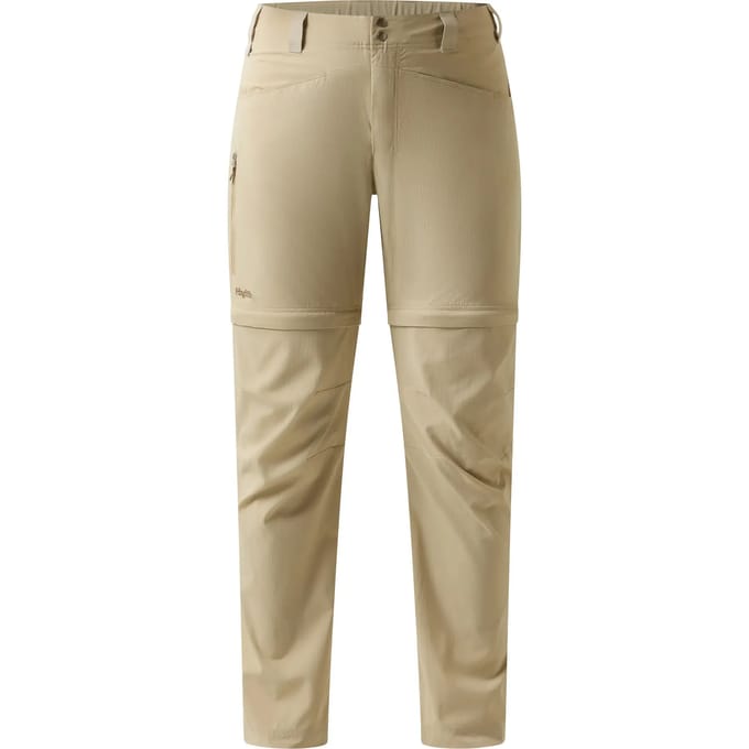 Haglofs Lite Standard Zip-off Ii Broek Beige 36 / Regular Vrouw