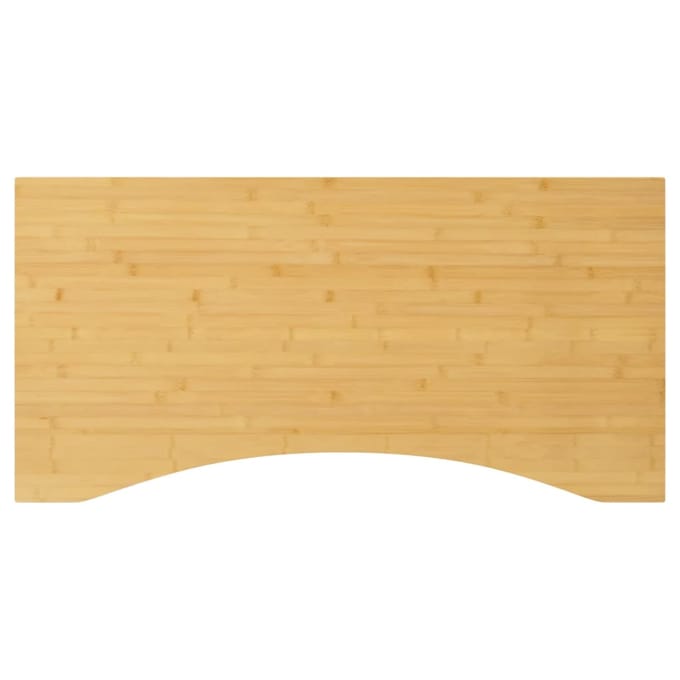 vidaXL - Bureaublad - 110x55x4 - cm - bamboe