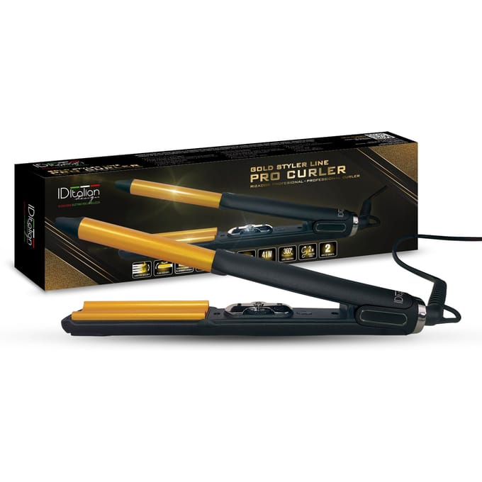 PostQuam IDEGOLDCURL haarstyler Krultang Warm Zwart, Goud 50 W 2 m
