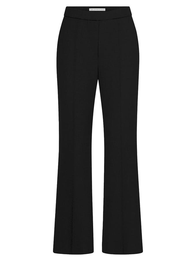 Enkellange Wide Fit broek Van Raffaello Rossi zwart