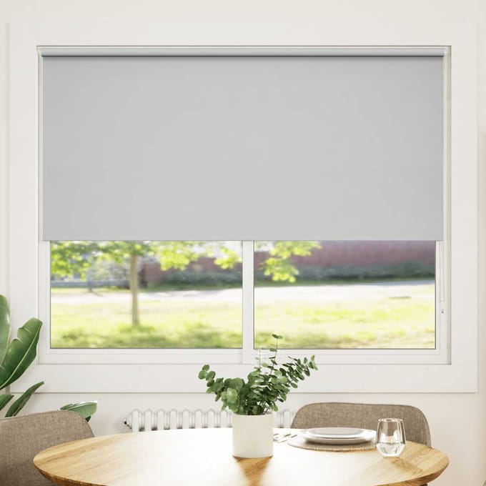 vidaXL - Rolgordijn - verduisterend - 144,4 - x - 175 - cm - stofbreedte - 140 - cm - grijs